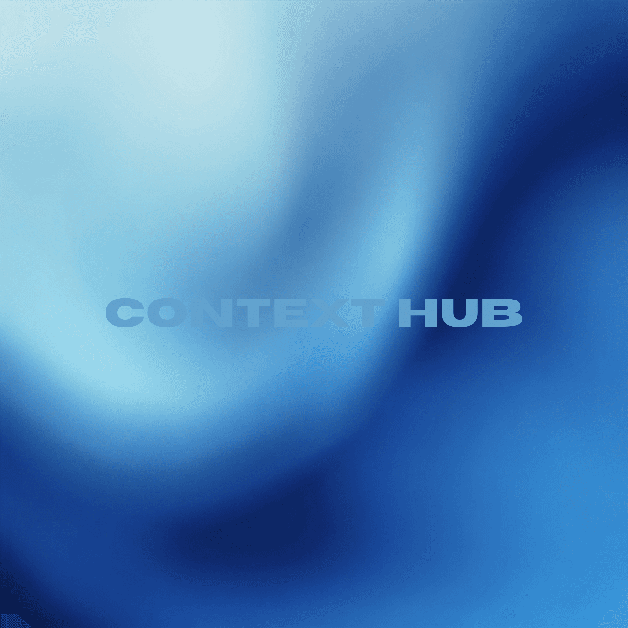 Context Hub 抽象封面视觉